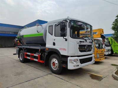 抽吸運(yùn)輸污水淤泥、糞便、沼液罐式車(chē)，國(guó)六排放吸污車(chē)抽吸快、適用面廣